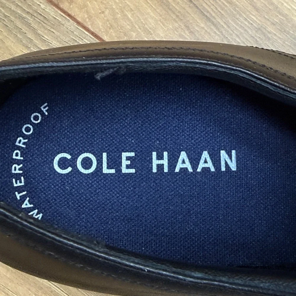 Cole Haan MISMATCHED MENS 10.5 10 Grand 360 Cap Toe Dress Shoes Black Leather
